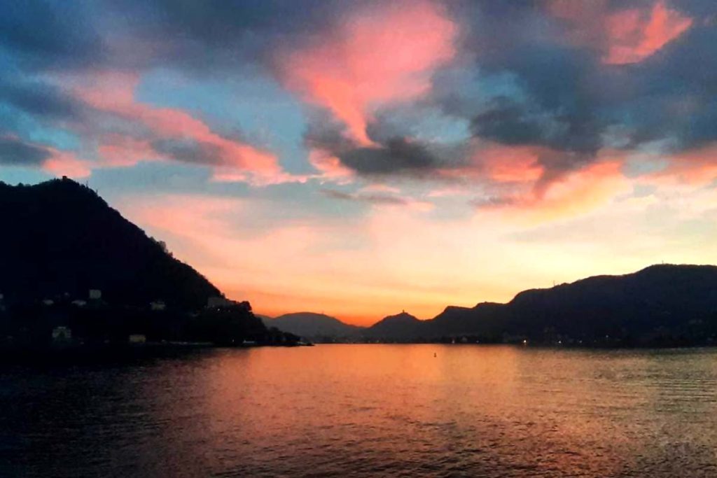 sunset como lake tour luxury boa